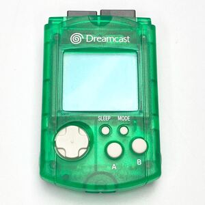 ★起動確認済み★ ドリームキャスト ビジュアルメモリ ビジュアルメモリー ライムグリーン DreamCast DC ドリキャス メモリ クリア