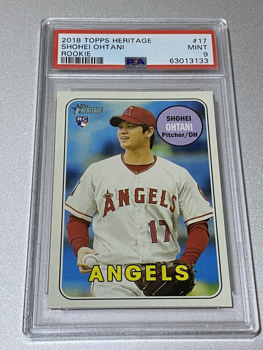 SHOHEI OHTANI 2018 Topps Heritage High Number SP ACTION Variation #600 ANGELS RC 