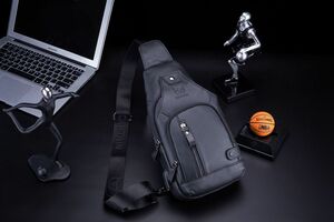 (YB02) Body Bag Bag Bull Captain мужская сумка для плеча популярная подлинная кожаная кожи многофункциональная подвесная сумка черная