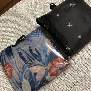 エコバッグ 2個セットショッピングバッグ 折りたたみ ミニ コンビニバッグ