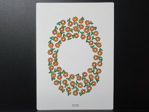 cb054【未使用品】SUN-STAR 花輪(サンスター)◆なつかしの昭和レトロ下敷き◆ヴィンテージ文房具◆レア/希少/廃版◆