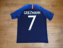 アントワーヌ・グリーズマン　Antoine Griezmann　フランス代表　ロシアワールドカップ仕様 オーセンティック ユニフォーム_画像2