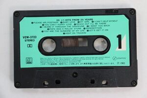 ■カセットテープ■２５　＃１　ＨＩＴＳ　ＦＲＯＭ　２５　ＹＥＡＲＳ■オムニバス■中古■テープのみ■