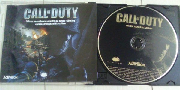 【送料込み・匿名配送・追跡番号有】 ディスクのみ call of duty　official sound track sampler コールオブデューティー