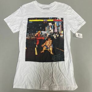 Street Fighter II ストリートファイター2 Sサイズ Tシャツ ストツー 未使用 半袖 白 ホワイト カプコン CAPCOM