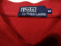 【M】Polo Ralph Lauren ポロシャツ レッド (株)アクティ21_画像3