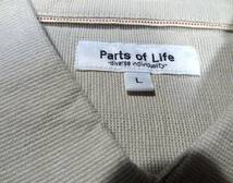 【L】【素材感抜群！】Parts of Life 半袖 綿100％素材 シャツ Lサイズ ★新品タグあり！_画像2