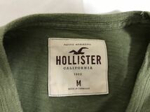 本物ホリスターHOLLISTERロゴコットン半袖TシャツビジネススーツアメカジサーフミリタリーメンズカーキMストリートスケーター_画像4