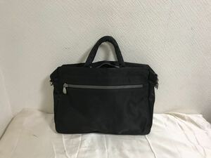  genuine article Paul Smith PAULSMITH nylon handbag business tote bag Boston back lady's men's travel travel black black 