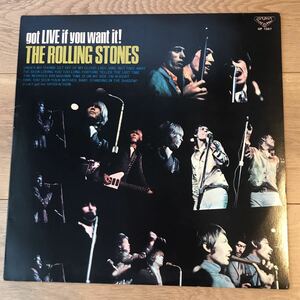 LP　国内盤　Rolling Stones　Got Live If You Want It　ローリング・ストーンズ　ポスター　ライナー付　 GP 1057　レコード