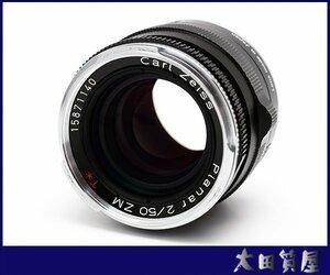 質屋出品☆COSINA Carl Zeiss Planar 2/50 ZM T* プラナー Leica Mマウント 標準焦点距離レンズ 中古 1円～売り切り 