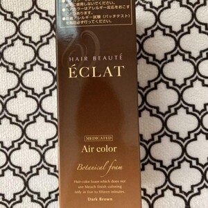 《最安値》新品未開封 ヘアボーテエクラ ボタニカルエアフォーム ダークブラウン 80g