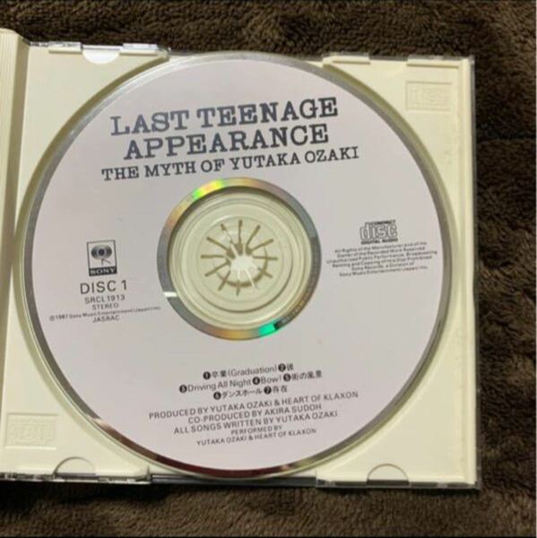 尾崎豊　LAST TEENAGE APPEARANCE 2枚組