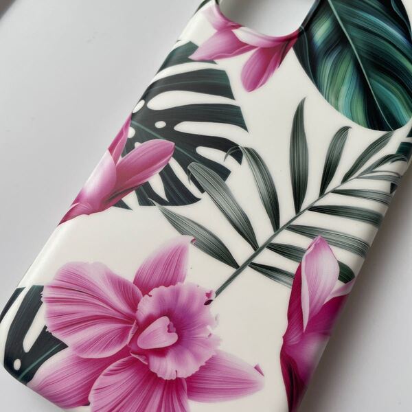 新品・未使用【ラスト1点】スマホケース iPhone11 ピンク 花柄
