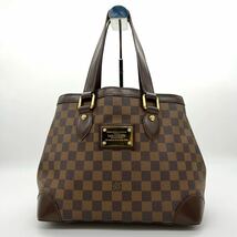 1円【極美品 最高級】 ルイヴィトン LOUIS VUITTON ビトン ダミエ ハムステッドPM ハンドバッグ トートバッグ レザー 鞄 カバン_画像1