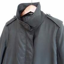 #wnc レリアン Leilian ANTONIO CROCE MILANO コート 44 黒 スタンドカラー 中綿 イタリア製 大きいサイズ レディース [746792]_画像3