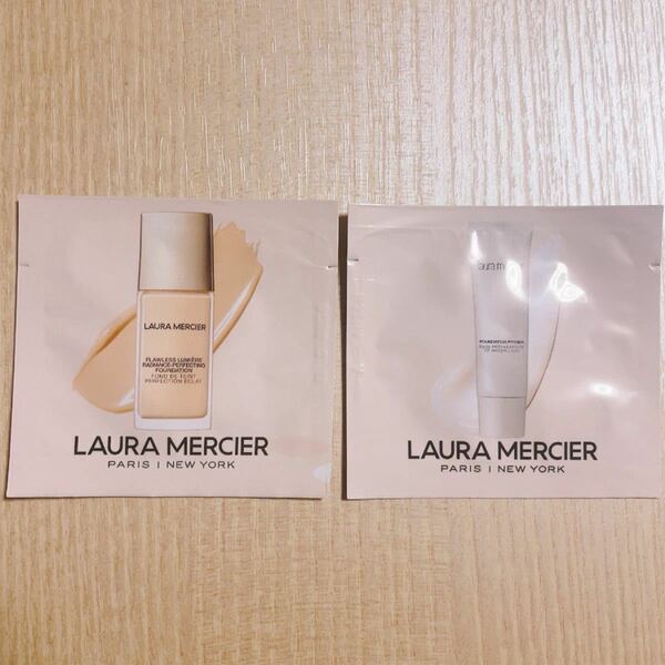 LAURA MERCIER ファンデーション 03 &プライマー サンプル