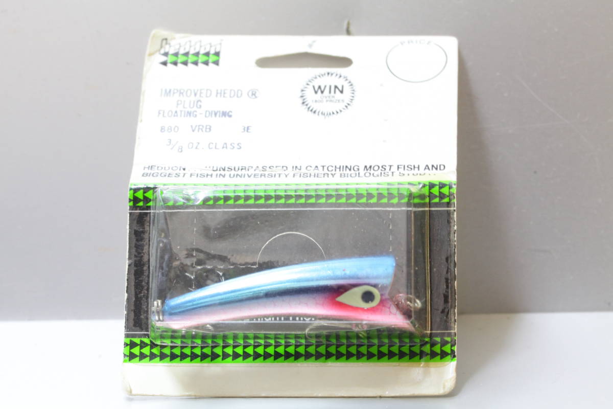 希少 ヘドン ヘッドプラグ 5/8oz グロー オールド HEDDON | adonire.com
