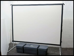^DRAPER construction type Pro je comb .n screen .. surface size : width 2030mm× height 1530mm projector screen / stand-alone / conference room 