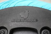 GMFN19A○Baleri Italia / バレリ イタリア Tatino タティーノ スツール オットマン ブルー 定価約8.2万 新規張替え済_画像5