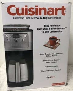 Cuisinart(クイジナート) 12カップ オートマティック グラインド＆ブリュー コーヒーメーカードリッパー 新品 未使用品