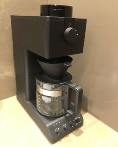 ツインバード 全自動コーヒーメーカー 新品 6カップ用 CM-D465B ミル付き 未使用品