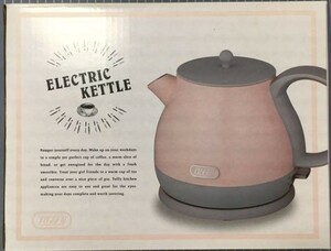  Rodan naToffy electric kettle 0.8L new goods K-KT1-SP(SHELL PINK) shell pink unused goods 