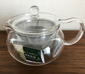 HARIO(ハリオ) 茶茶急須 丸 実用容量450ml 新品 透明 CHJMN-45T 電子レンジ対応 未使用品