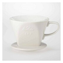 カリタ 陶器製コーヒードリッパー102-ロト 2~4人用 新品 ホワイト #02001 Kalita 未使用品_画像6