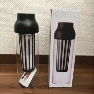 KINTO( gold to-) pitcher * cold flask cold b dragon ka rough .1L new goods dark brown 26472 CAPSULE unused goods 