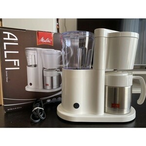 Melitta(メリタ) 【2~5杯用】コーヒーメーカー ALLFI(オルフィ) 浄水フィルター付 新品 ホワイト SKT523W 未使用品