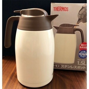  Thermos 1.5L stainless steel pot new goods cookie cream CCR THV-1501 unused goods 