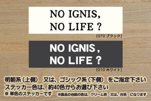 NO IGNIS, NO LIFE? ステッカー イグニス_ハイブリッド_MZ_MX_MG_Fリミテッド_NEXA_ネクサ_トレイルコンセプト_改_改造_カスタム_ZEAL鈴木4