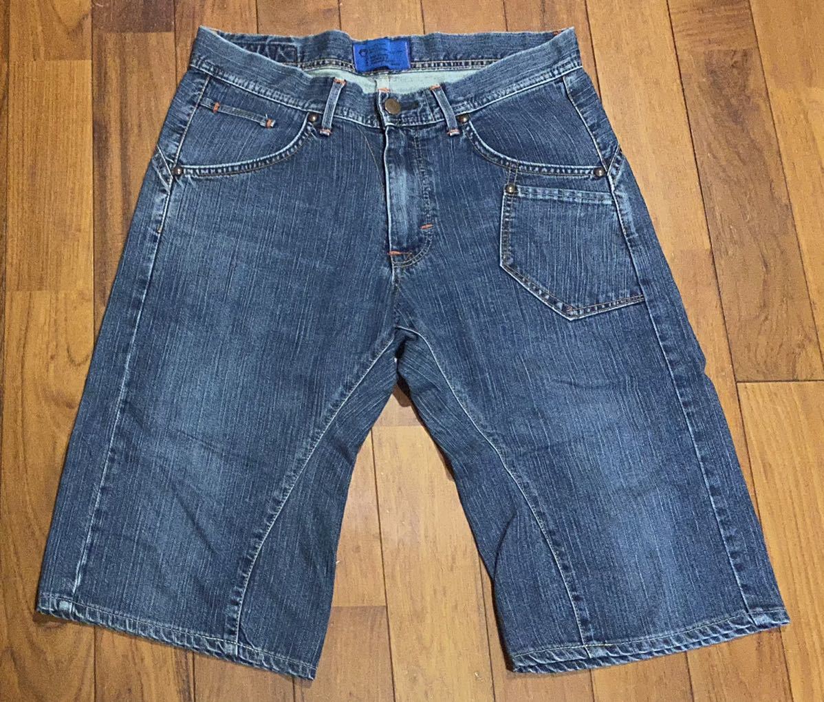 お手頃価格パンツ正規品! 【Miss Sサイズ EDWIN503】デニムハーフパンツ ハーフパンツ