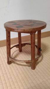 竹製　飾り台　花台　茶道具　珍品