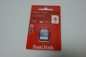 SanDisk/サンディスク SDHC 4GB SDSDB-004G-B35 SDカード 未使用品