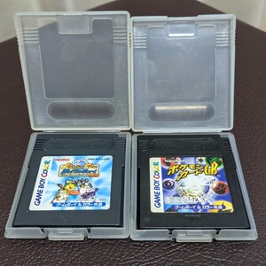 ソフト2品セット! ゲームボーイ&カラー共通 ポケモンカード モンスターファーム ケース付き 任天堂