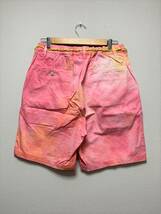 未使用☆[BEDWIN] 20SS 定価23,100 5/L TIE DYE SHORTS MANI タイダイ イージーショーツ ハーフパンツ 3 ピンク ベドウィン_画像2