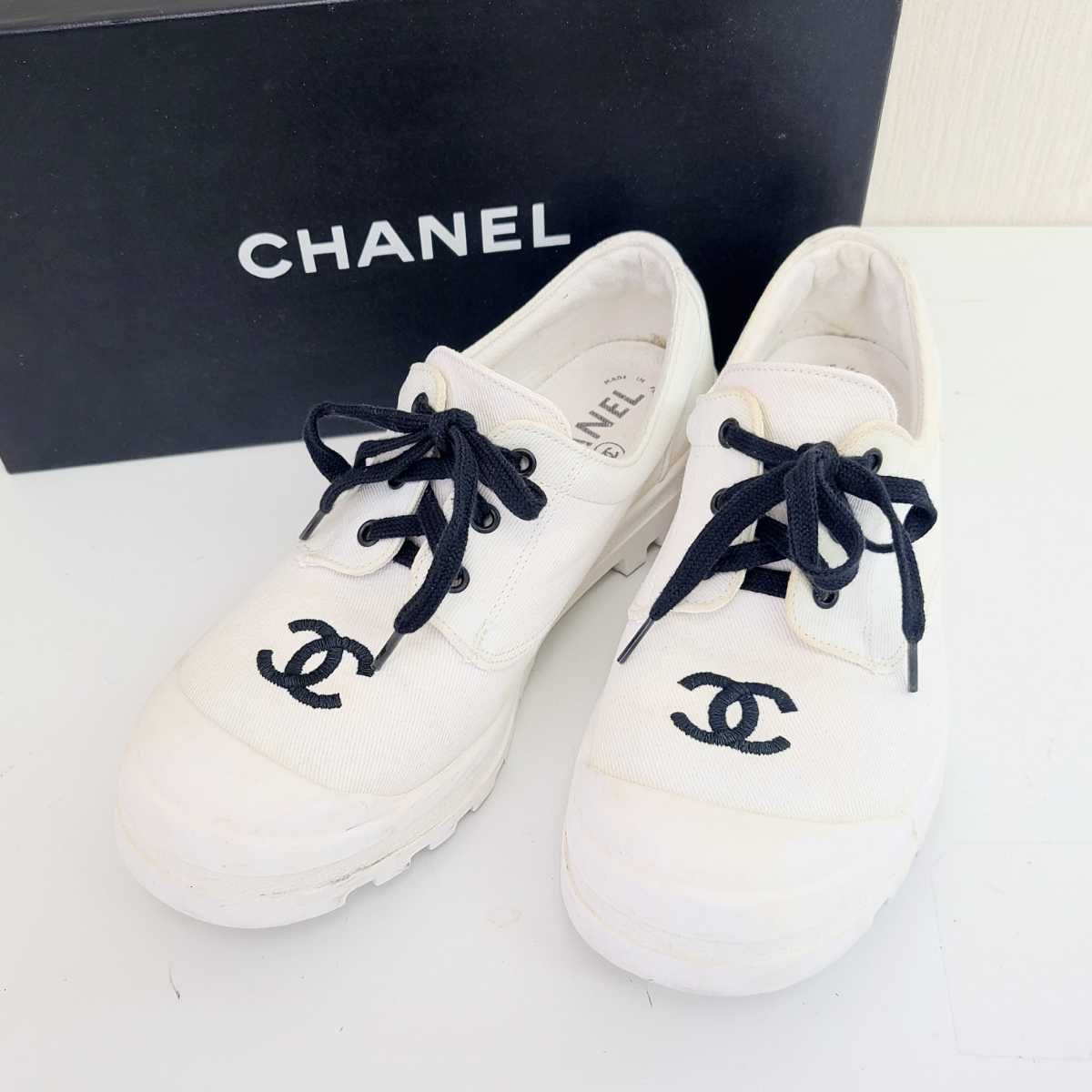 エクルベージュ 【未使用】CHANEL シャネルヴィンテージスニーカー