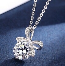 【大人気】！！■最落無ダイヤモンドネックレス■※刻印有※《2ct》★プラチナ仕上★_画像2