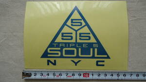 TRIPLE FIVE SOUL Sticker %off トリプル・ファイブ・ソウル NYC ステッカー レターパックライト おてがる配送ゆうパケット 匿名配送 aa