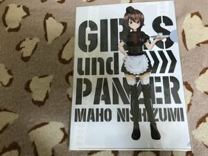 104クリアファイル　ガールズ&パンツァー　劇場版　セガコラボカフェ 西住まほ