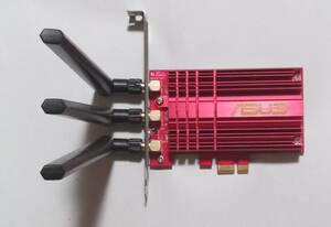 A827-1【動作品】ASUS PCE-AC68 Wi-Fi 無線LANアダプター 子機【送料無料】最大1300Mbps PCI-Express x1 11ac wifi5