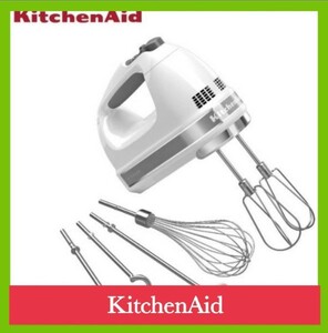 キッチンエイド(Kitchen Aid) 9段階 変速 ハンドミキサー ホワイト KHM928WH
