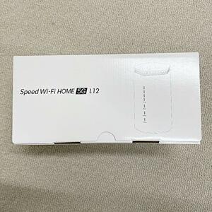 新品未使用品　Speed Wi-Fi HOME 5G L12 NAR02SWU 　購入証明書あり