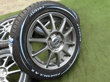 軽四 BUSTER ROG ホイール 新品 ホワイトレタータイヤ付 4本 14インチ 155/65R14 ワゴンR ラパン ウェイク キャンバス タント N-BOX N-ONE_画像3