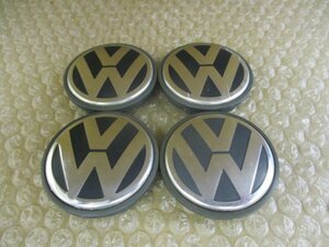 VW フォルクスワーゲン 純正 センターキャップ 中古４個/４枚 ポロ ルポ up! アップ クロスポロ 等 装着に!