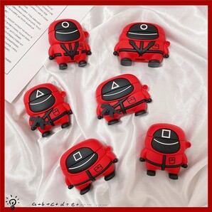 イカゲーム AirPods ケース カバー 〇 △ □