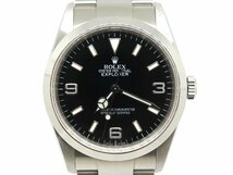 1円〓03楽市〓 ROLEX ロレックス エクスプローラー1 メンズ AT オートマ 腕時計 114270【時計】【中古】_画像1