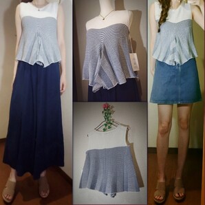 新品17600円タグ付き TOI.TOI.TOI BY A.D.O. リネン混トップスF リネン
